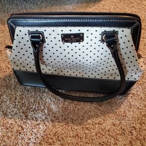Beautiful Kate spade classic polka dot bag.